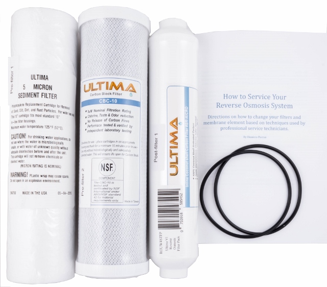 Ultima V, VI 4 Stage Filter Pack Desert Water Conditioning