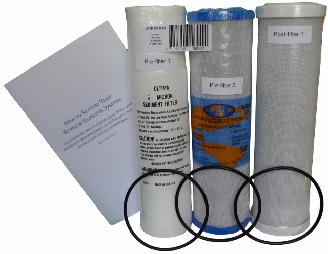 Ro 10 Custom RO 10 Filter Pack - Desert Water Conditioning
